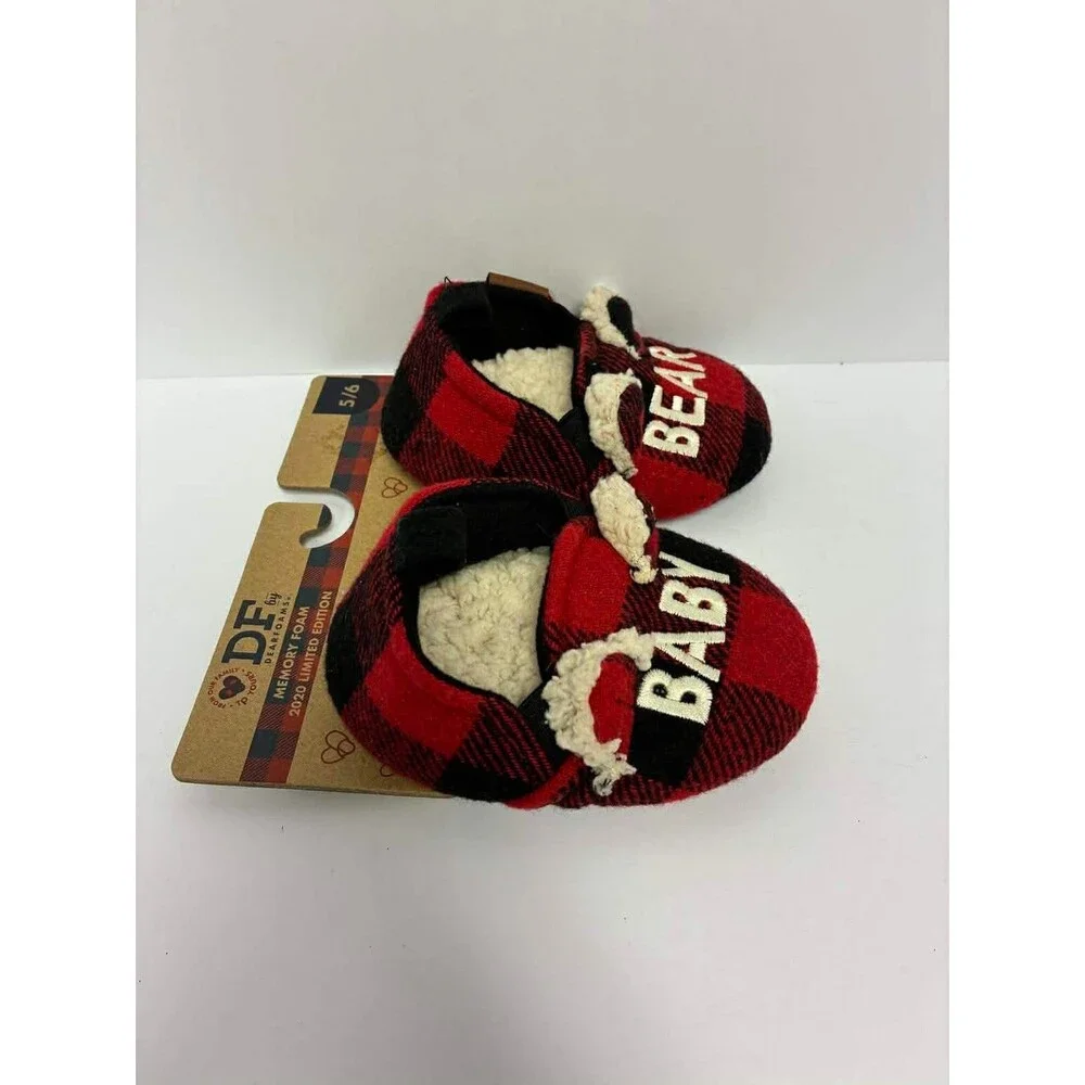 Dearfoams Memory‎ Foam Infant Slippers 